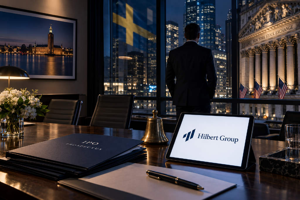 瑞典加密公司 Hilbert Group 仍计划赴美 IPO