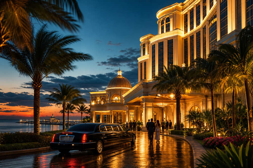 Beau Rivage's Fixed Location and Distances
