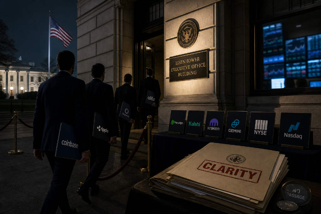 CLARITY法案过关率跌至10%,川普将会见加密业高层