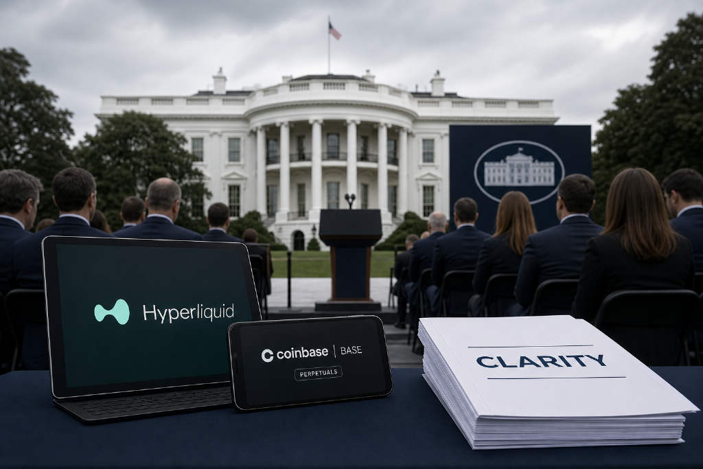 特朗普白宫谈加密法案与Hyperliquid,HYPE大涨逾20%