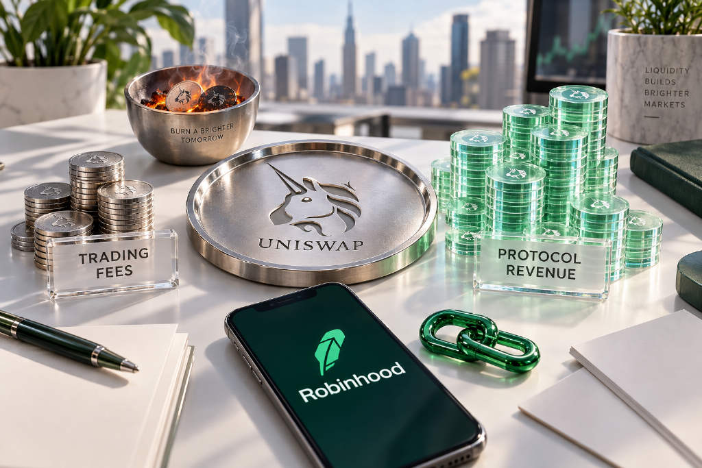 Uniswap 协议收入增速超过手续费,协议费开关与 Robinhood Chain 成主因