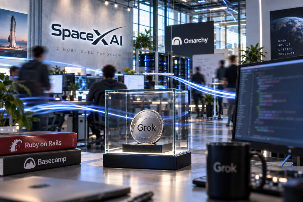 SpaceXAI 向 Omarchy 捐赠 150 万美元 Grok 代币