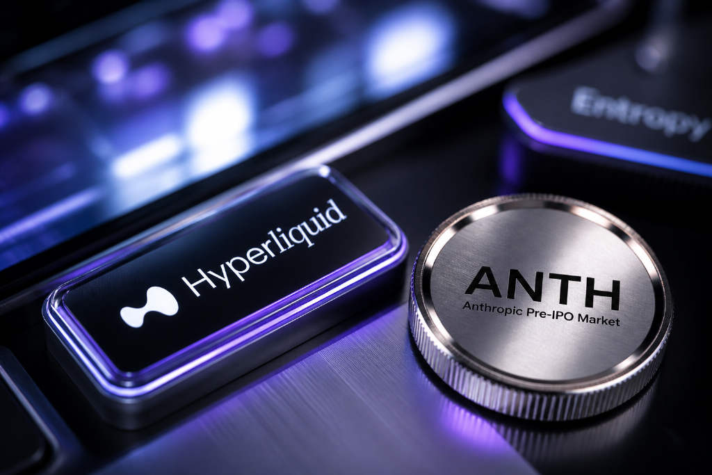 Anthropic Pre-IPO 市场登陆 Hyperliquid,ANTH 报 1968 美元