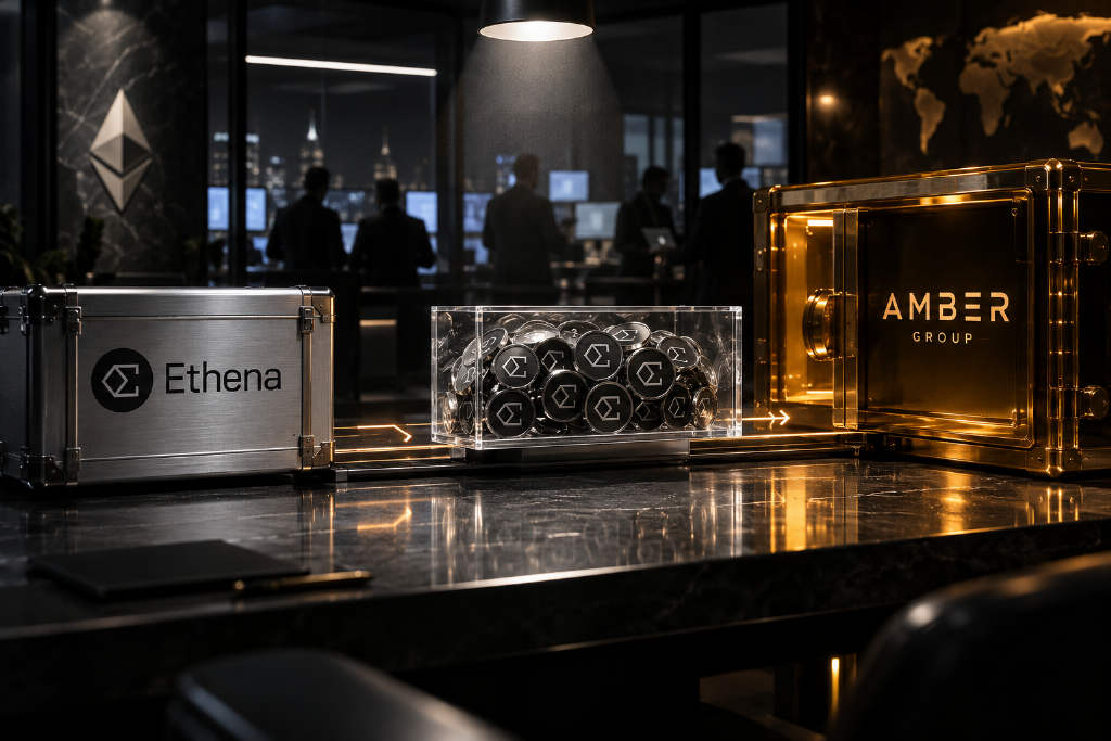 Amber Group 从 Ethena 收到 466.9 万枚 ENA