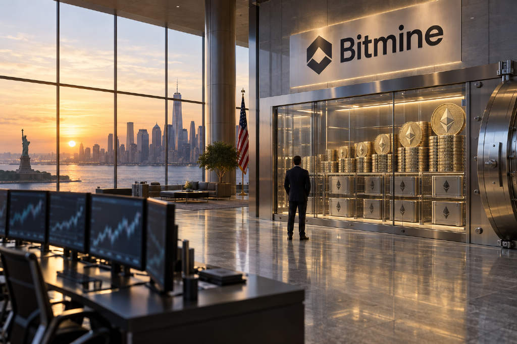 Bitmine再增持6800万美元ETH,逼近5%累积目标