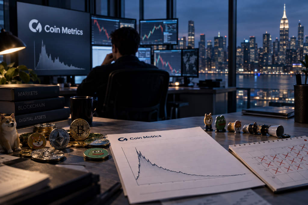Coin Metrics maps the life cycle of meme coins: 17.2 days to peak, 370 days to a 95% drawdown