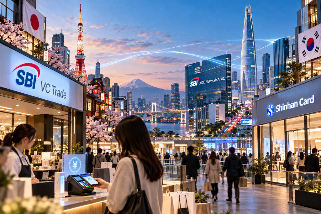 SBI VC Trade与Shinhan Card合作探索日元稳定币线下支付