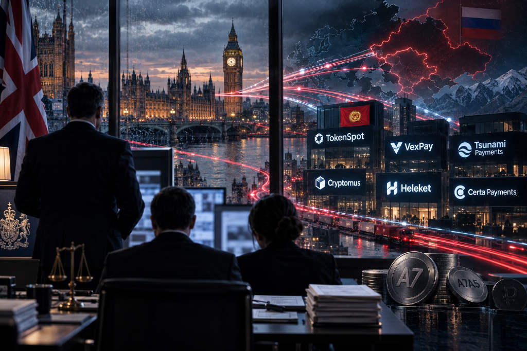 英国制裁三家加密平台,称其协助俄罗斯规避制裁