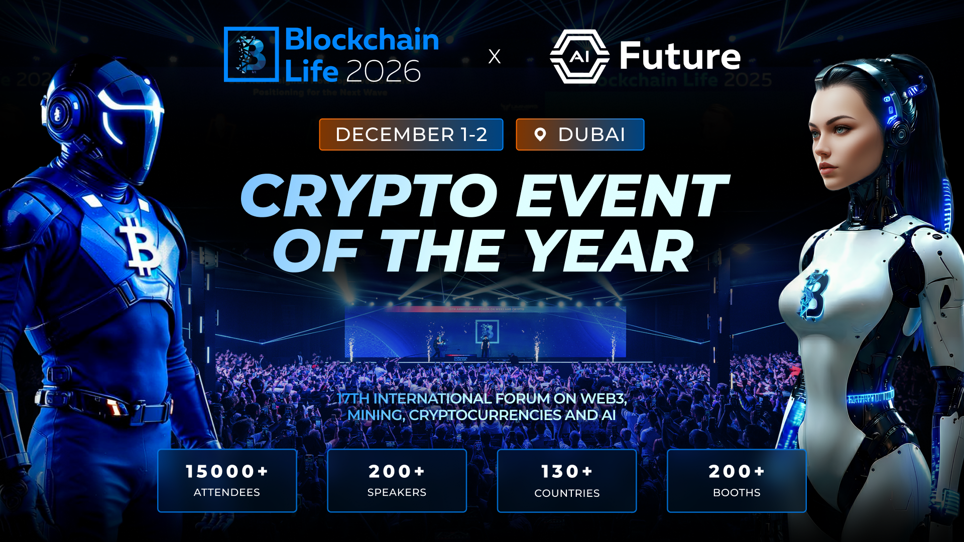 Blockchain Life 2026 returns to Dubai with new AI Future track