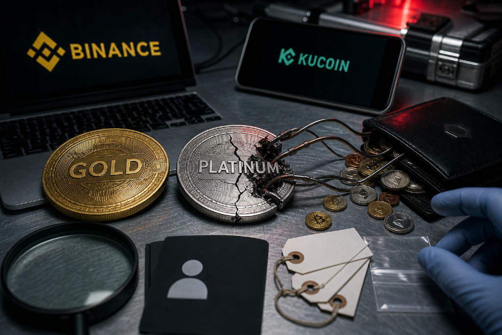 GoPlus: GOLD Token Developer Funds Traced to KuCoin, PLATINUM Contract Can Drain Wallets