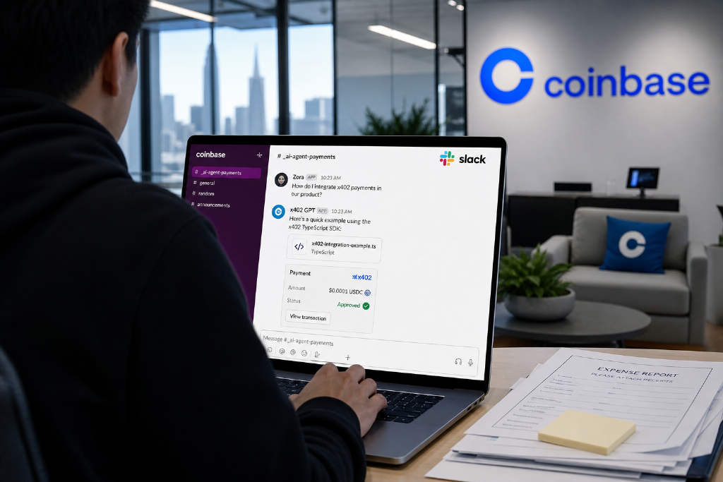 Coinbase团队在 Slack 接入 x402 支持代理自动购买微支付服务