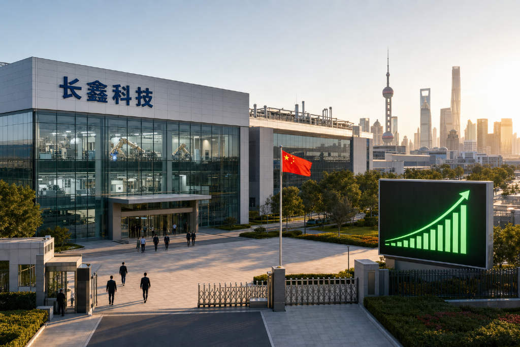 长鑫科技午后涨超 10%,股价刷新上市以来新高