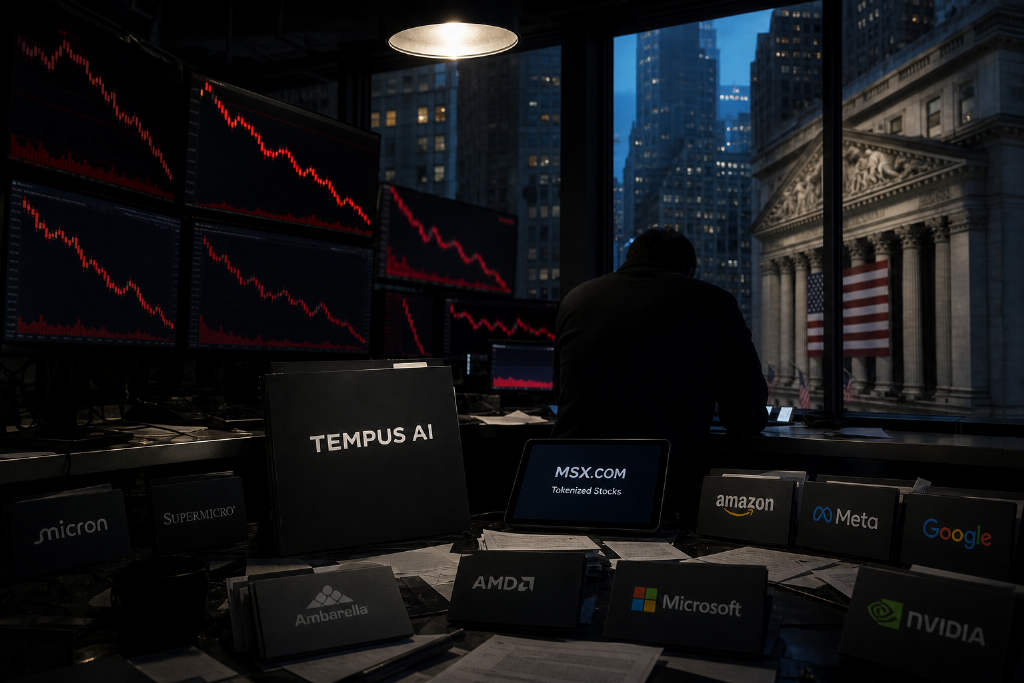 美股收盘AI概念股普跌,Tempus AI跌超8.97%