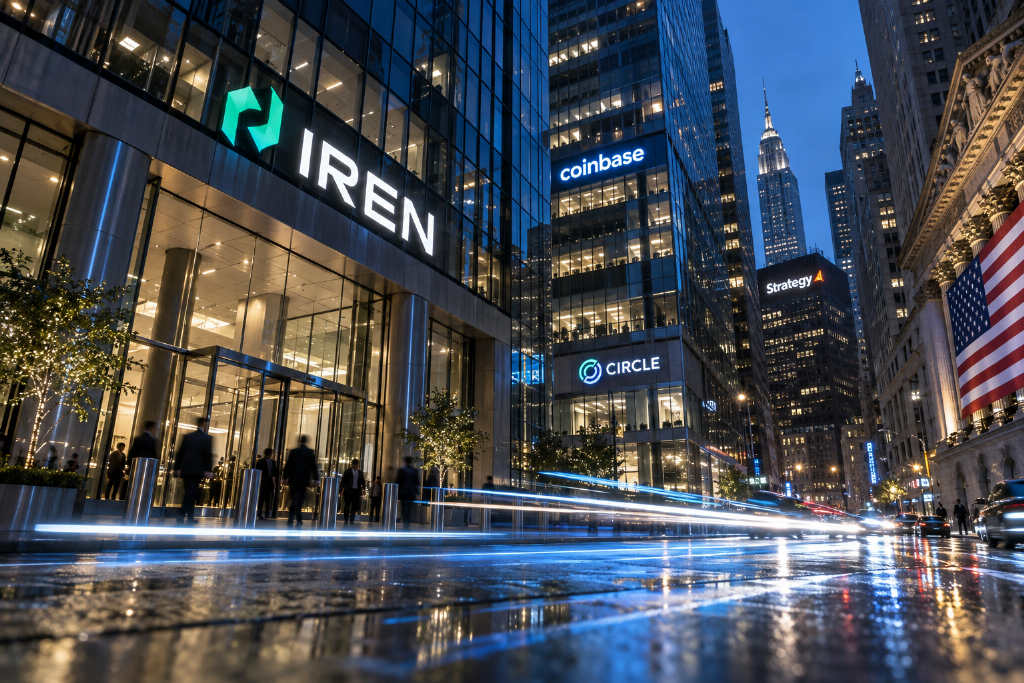 IREN 美股夜盘涨超 5%,加密概念股延续上涨