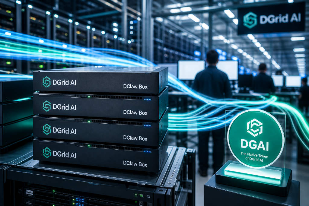 DGrid AI token DGAI nearly doubles on debut as decentralized inference network expands
