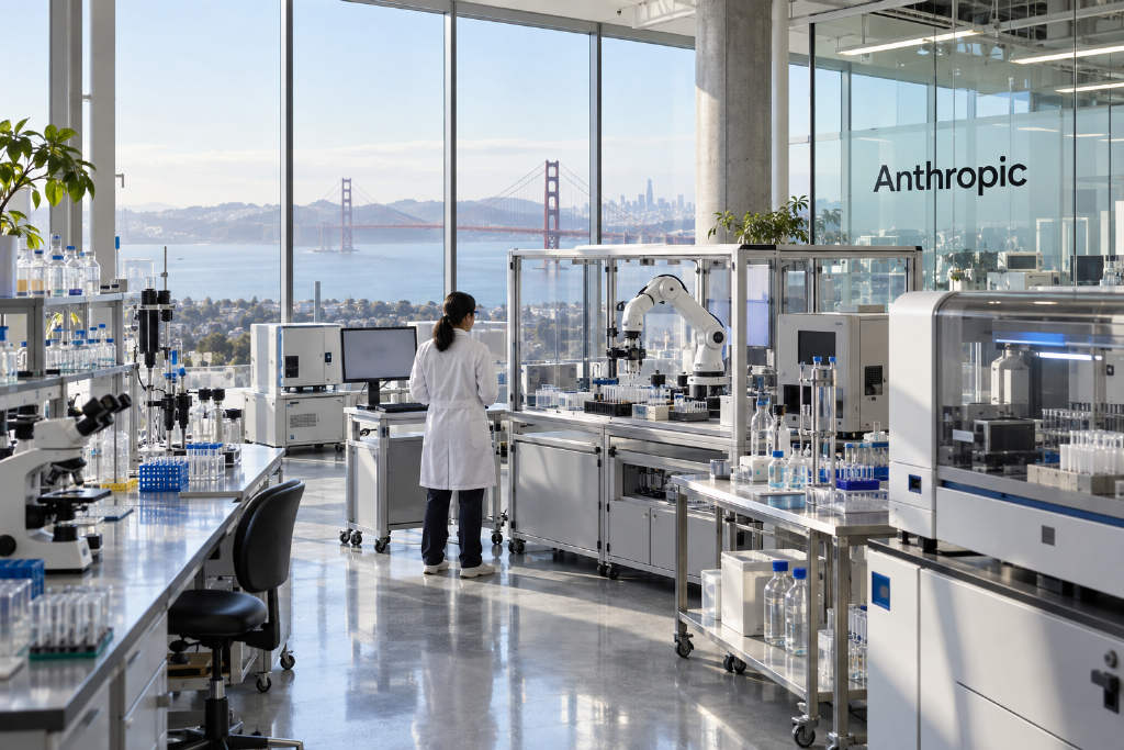 Anthropic在湾区设立湿实验室,称现阶段并非专门做药物发现