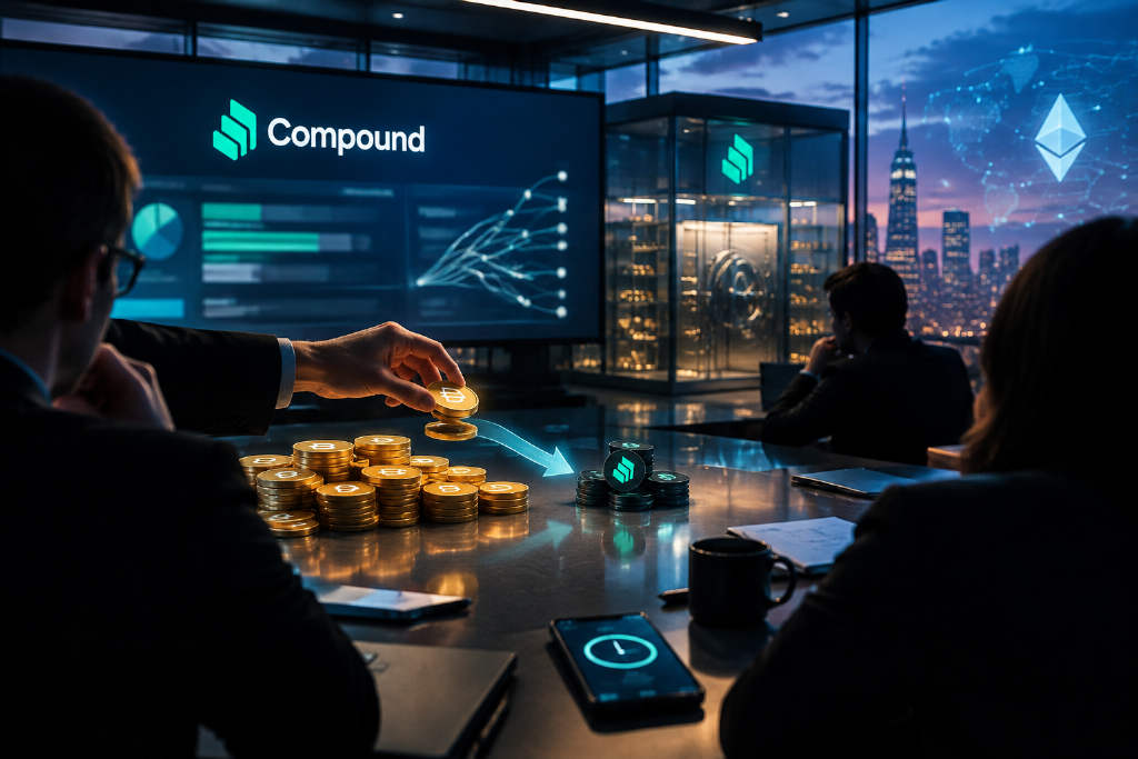 Compound 基金会动用 DAI 储备买入 COMP 引争议,链上投票博弈浮出水面
