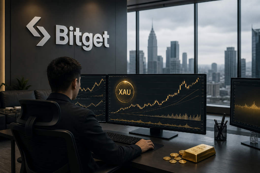 Bitget黄金合约24小时成交额1.78亿美元 环比增164%