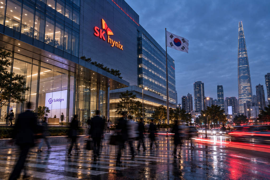 SK Hynix weighs U.S. IPO for Solidigm as ownership concerns hit Korean chip stocks