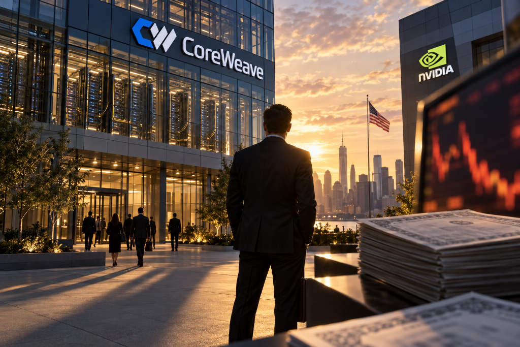 CoreWeave default risk tops 60% as Jensen Huang says Nvidia does not need to backstop the company