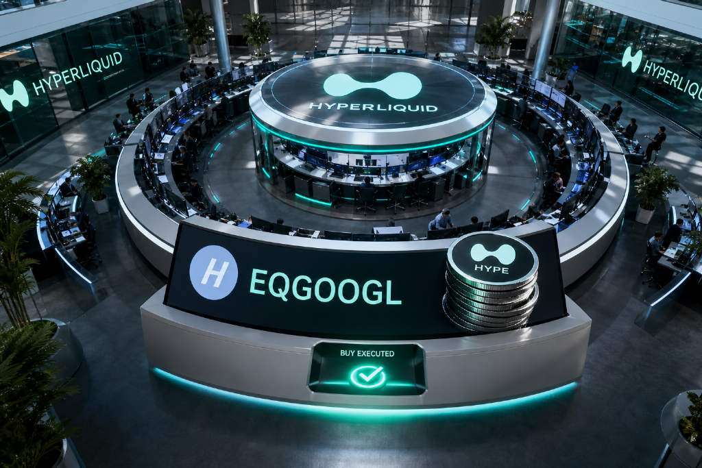 Hyperliquid新增EQGOOGL现货代码,买入500.04枚HYPE