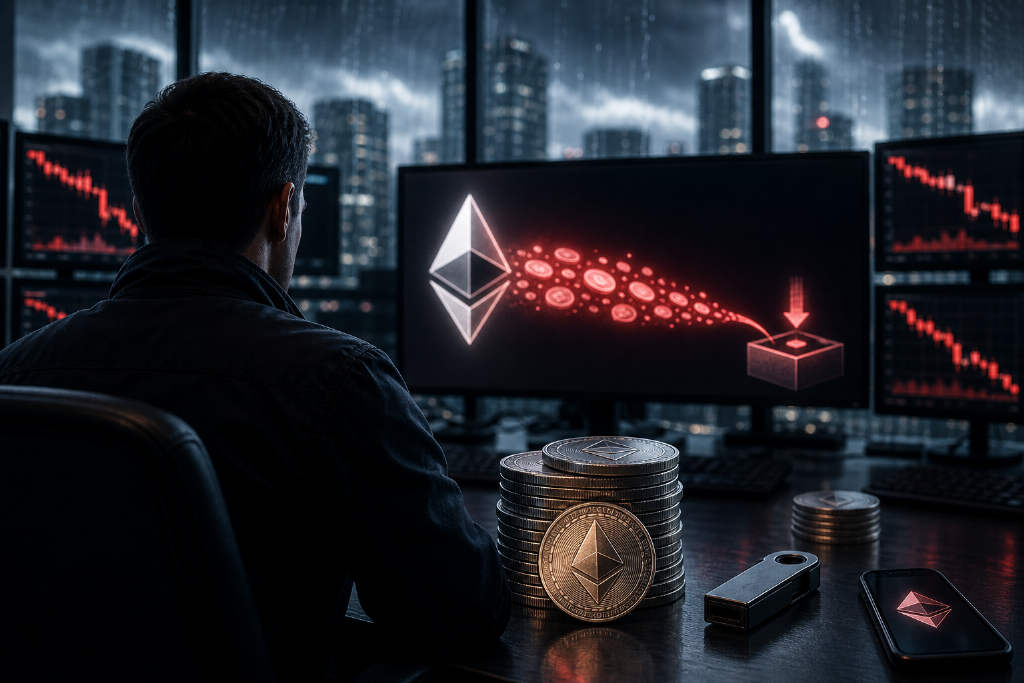 巨鲸0x2Ea2正在出售5.1387万枚ETH 价值约1.259亿美元