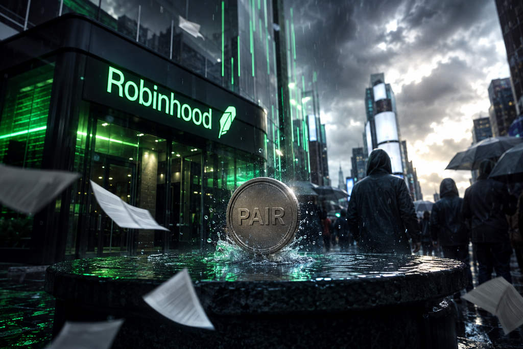 Robinhood 生态代币 PAIR 市值突破 3100 万美元,24 小时涨幅达 240%