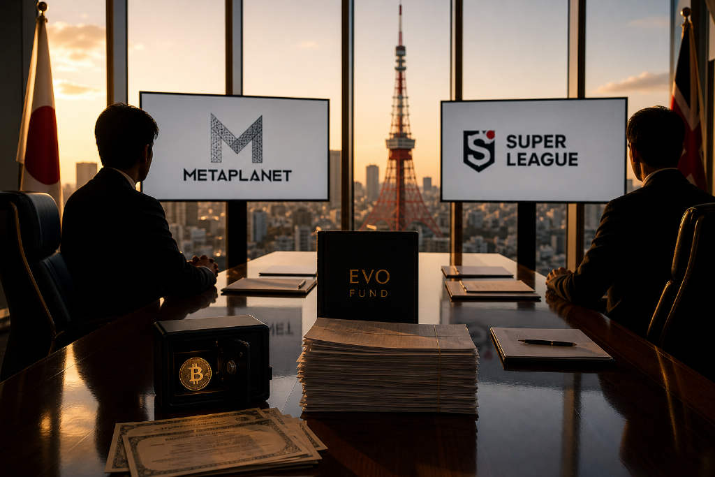 Metaplanet拟1.35亿美元控股Super League,Evo Fund同时站上交易两端