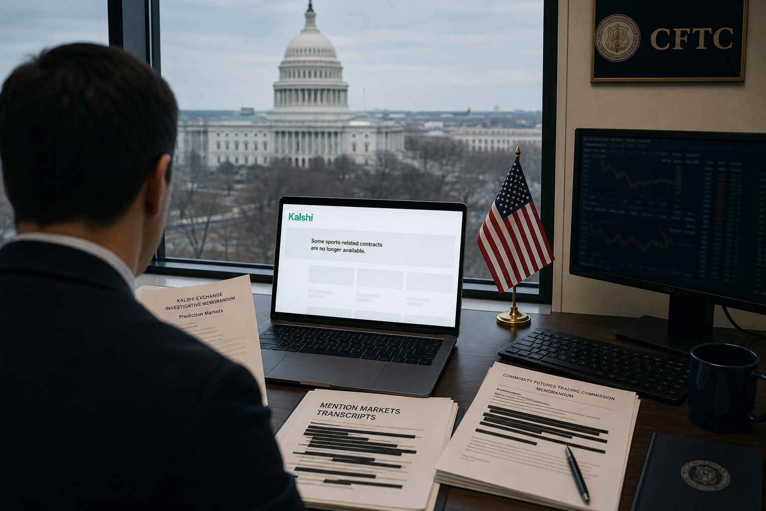 美国 CFTC 审查预测平台“提及市场”,Kalshi 下架体育类合约