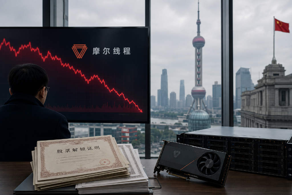 摩尔线程科创板早盘触及 20% 跌停,公司称经营正常