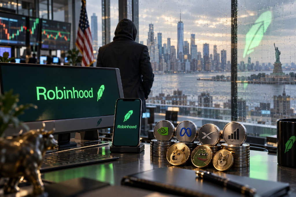 Robinhood股票代币与Meme币组池交易,日峰值达4.4亿美元