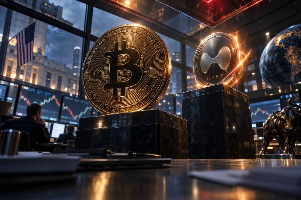 BTC逼近 82850 美元阻力,HYPE创新高后进入超买区