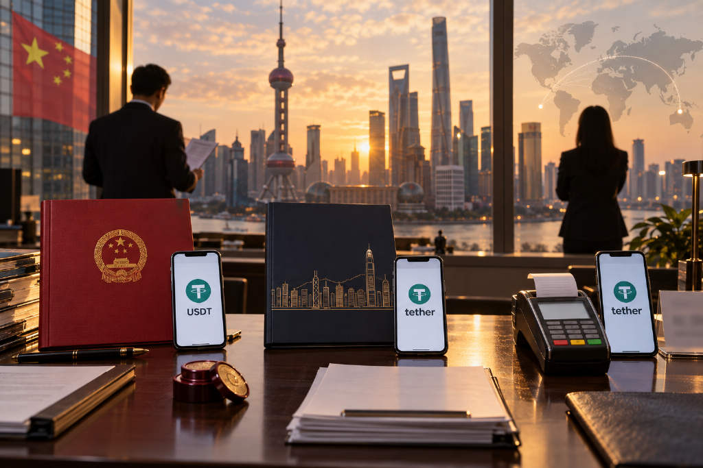 Can Chinese companies take stablecoin payments for overseas business? The answer depends on who gets paid