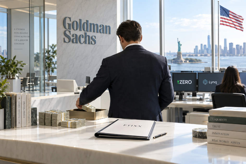 Goldman Sachs Treasury Fund Goes Live on Lynq for Eligible U.S. Crypto Institutions