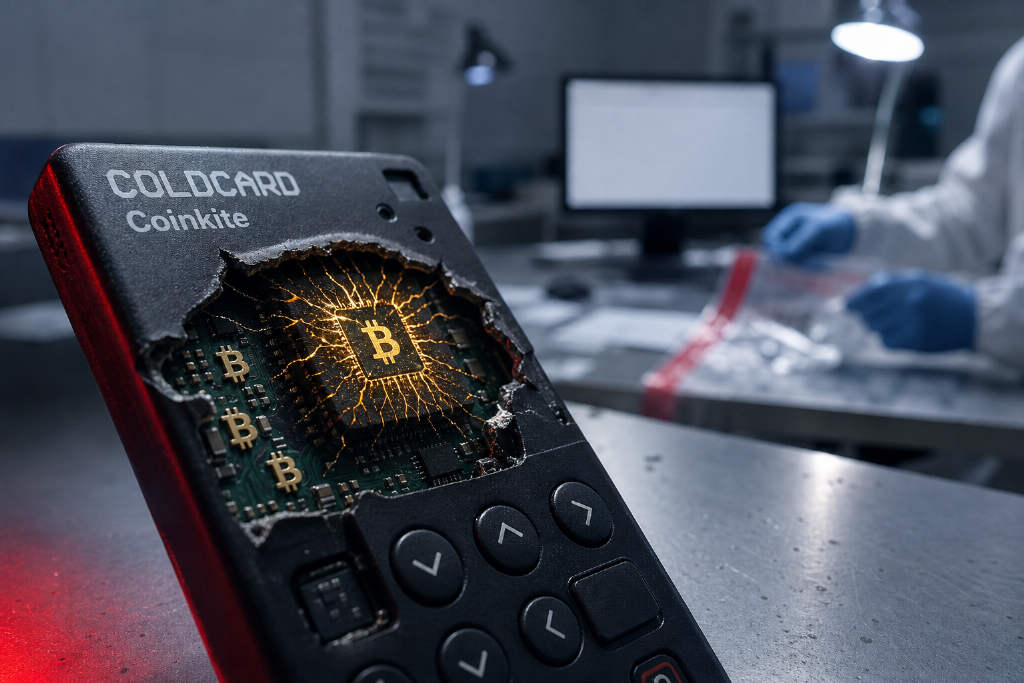 Coldcard 遭种子生成漏洞攻击,官方建议 Mk4、Mk5、Q 用户尽快升级固件