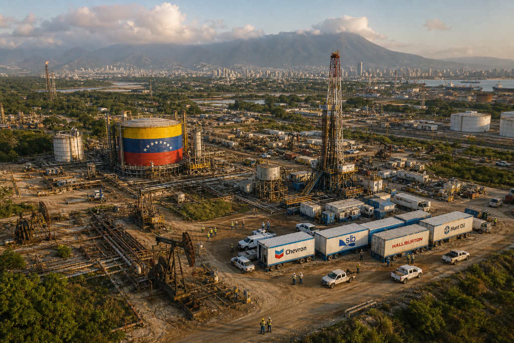 U.S. Pushes Venezuela Oil Reset, Targeting Rights Over 65 Billion Barrels