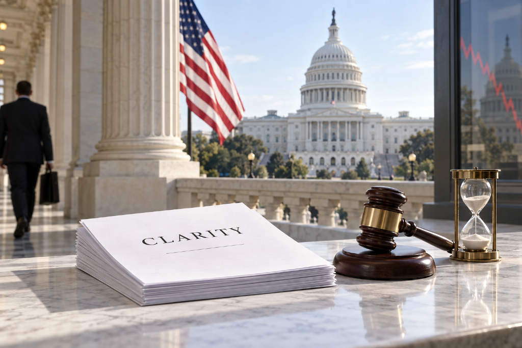 CLARITY法案程序性投票前夕,年内通过概率降至16%