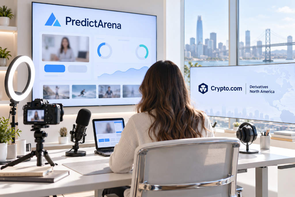 PredictArena 上线创作者预测市场平台,并与 Crypto.com 衍生品部门合作