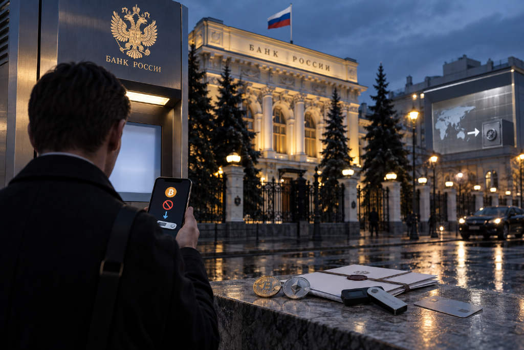 Bank of Russia bars withdrawals from regulated crypto accounts to self-custody wallets