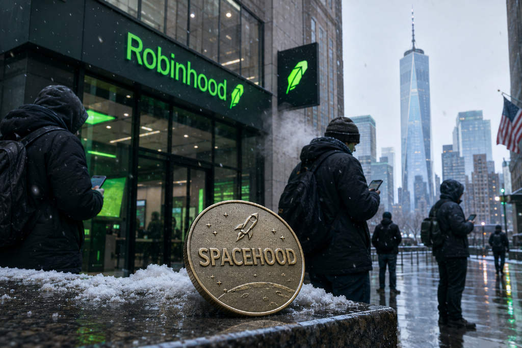 Robinhood Chain Meme币SPACEHOOD市值触及750万美元