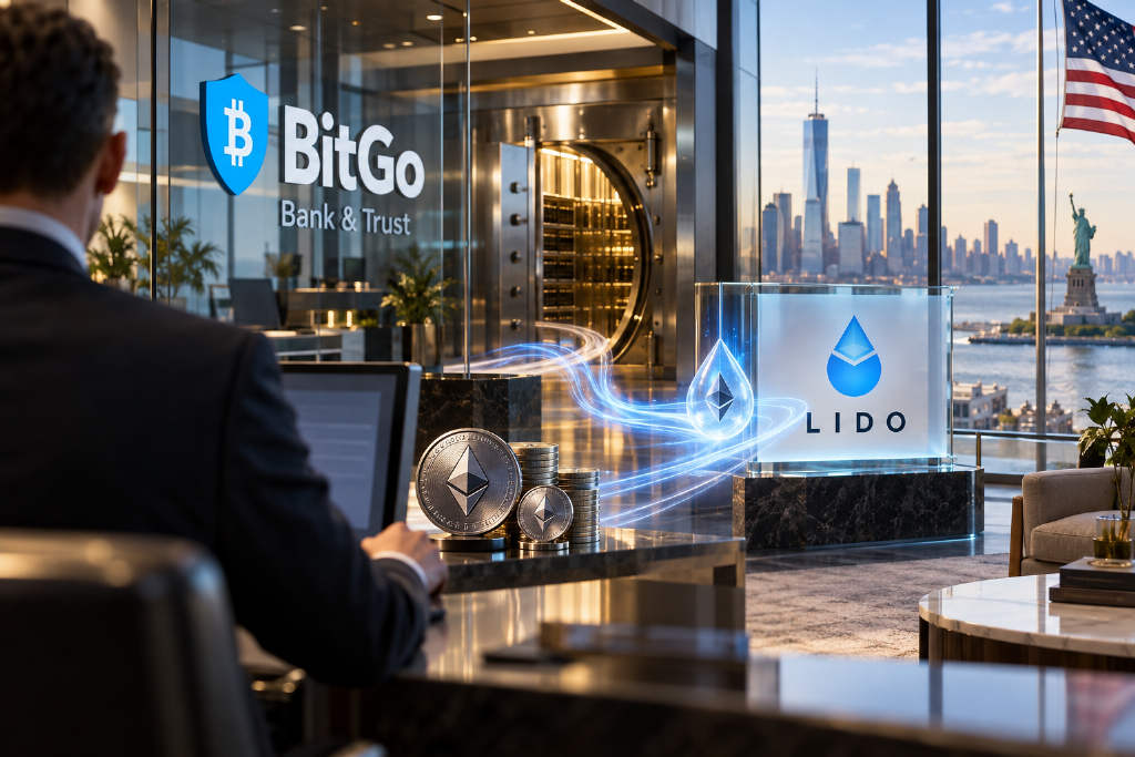 BitGo Bank & Trust 向美国合格客户开放 Lido 以太坊质押服务