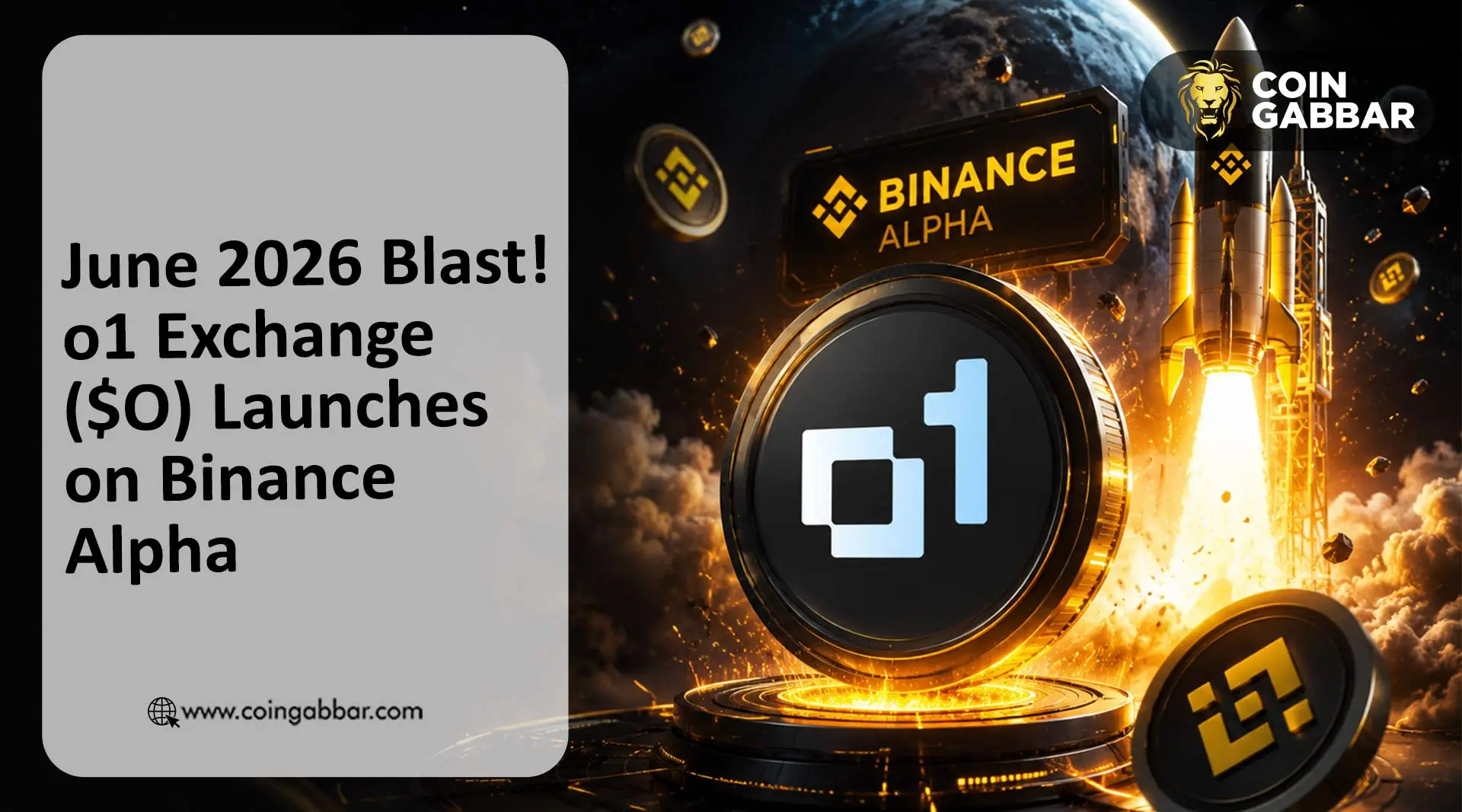 Binance Alpha Confirms o1 Exchange $O Airdrop Launch, Key Claim Rules Still Pending