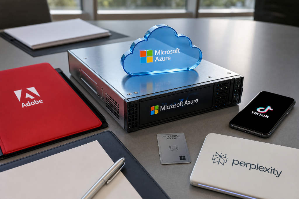 微软 Azure AI 获 Adobe、TikTok 与 Perplexity 采用