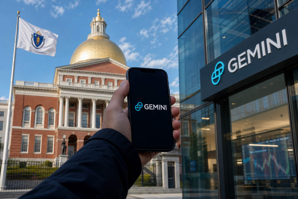 Gemini 向马萨诸塞州开放股票交易 业务扩至传统金融