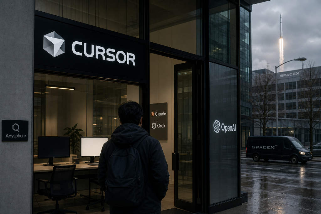 OpenAI 切断 Cursor 模型访问,SpaceX 600 亿美元收购其母公司