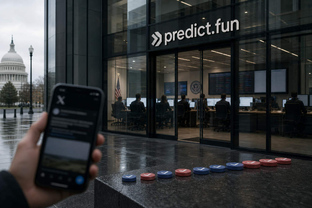 predict.fun:相关市场预测周环比上升 13%