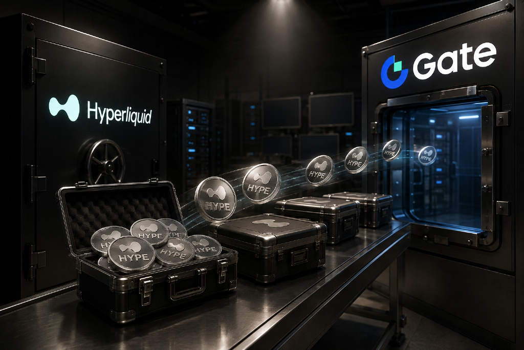 20万枚HYPE从Hyperliquid流入Gate,价值约1647.6万美元