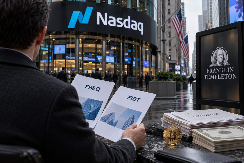 Franklin Templeton’s dividend-to-Bitcoin ETFs open on Nasdaq with about $72,000 in first-day trading