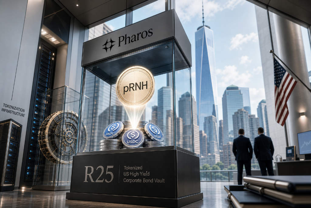 Pharos联合R25推出pRNH Vault,面向合格用户提供美国高收益企业债链上通道