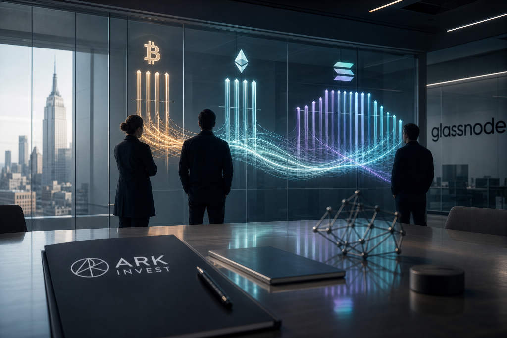 ARK Invest 与 Glassnode:BTC、ETH 各需 3 个实体可跨越共识门槛